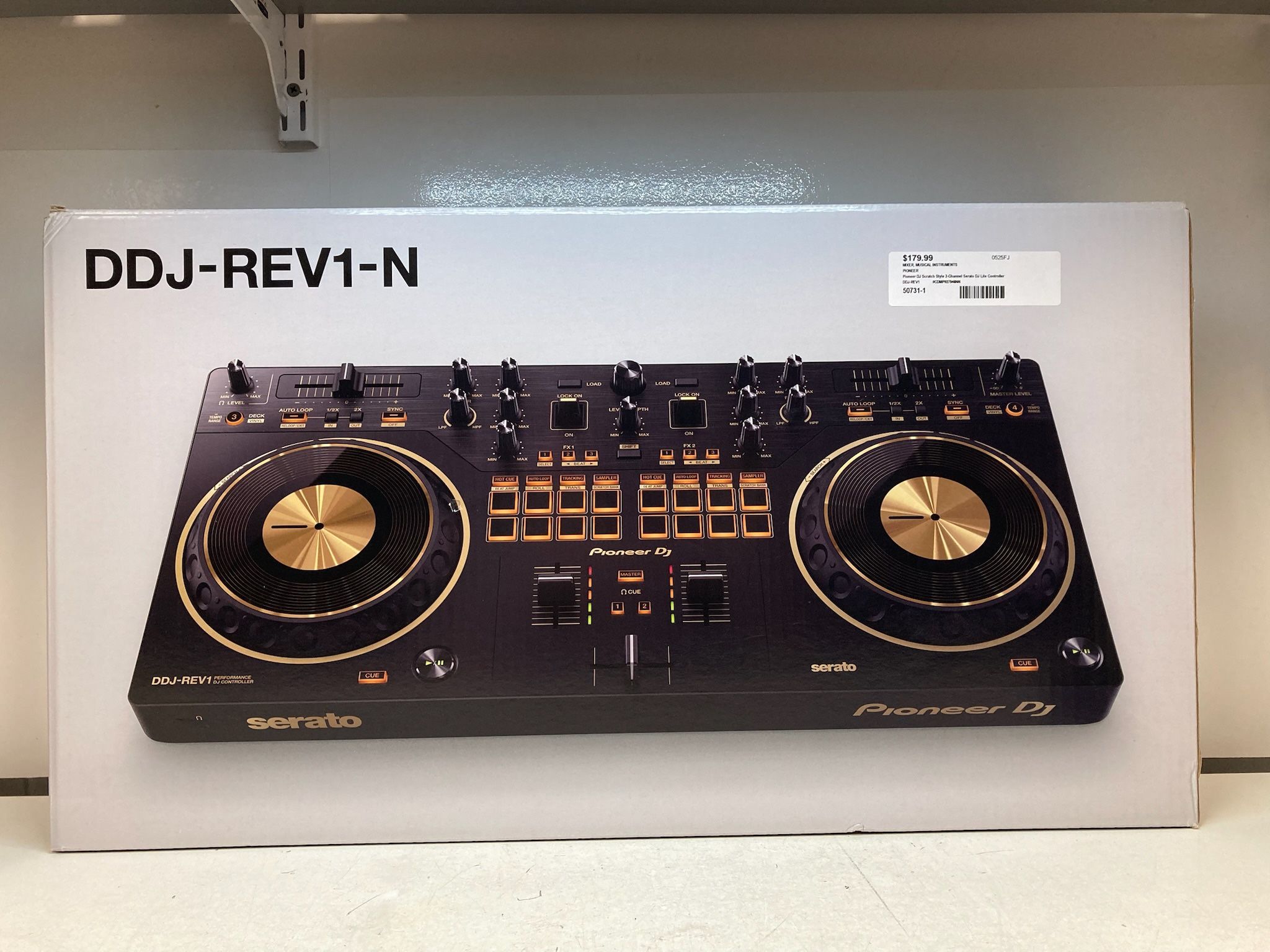 Pioneer DDJ-REV1 DJ Scratch Style 2-Channel Serato DJ Lite Controller