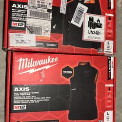 Milwaukee Heated Jacket And Vest Size large Kit 