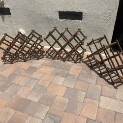 3 Foldable wine Racks 