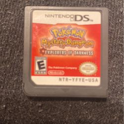 Nintendo DS Pokémon Mystery Dungeon Explorer Of Darkness