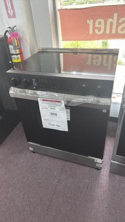 Samsung Bespoke 6.3 cu. ft. Smart Slide-in ELECTRIC Range with Precision Knobs