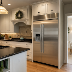 JennAir RISE™ 42" Built-In Side-By-Side Refrigerator with External Ice and Water Dispenser