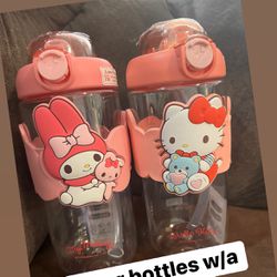 Melody And Hello Kitty Water bottle With Strap