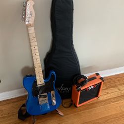 Indio Retro Classic Electric Guitar - Free LyxPro 20W Amp ($50 Value)