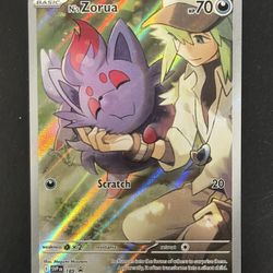 Pokemon N’s Zorua # 189 Sv JTG