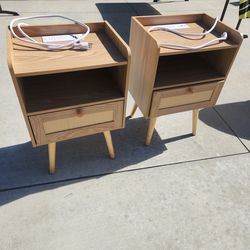 Nightstands with power outlets
