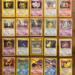 Pokemon WoTC black star promo. Near complete set. Vintage.