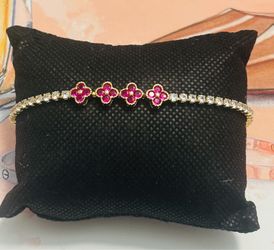 7”-8” Red Tennis Bracelet