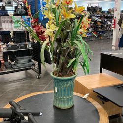 Giant Vase With False Flowers