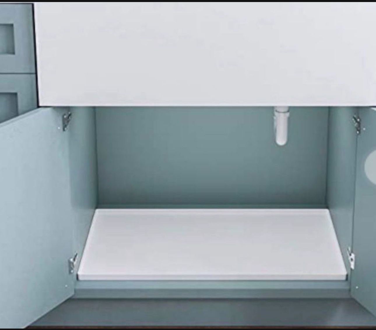 Under Sink Tray Retail $57.00 Brand: Vance Indistries Color: White Additional De