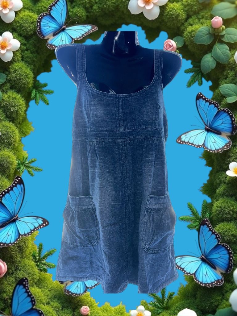 Forever 21 Denim Overall Dress