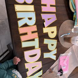 Pastel Birthday Decor
