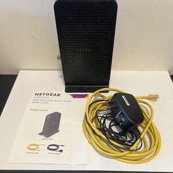 NETGEAR C3700 N600 Wireless WiFi Docsis 3.0 Cable Modem Router