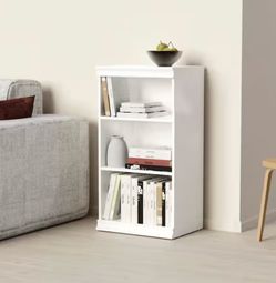 ClosetMaid 21.39 in. White Modular Storage Stackable 3-Shelf Unit Wood Closet System