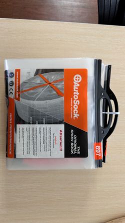 AutoSock HP697 Snow Socks / Tire Chains Alternative – New