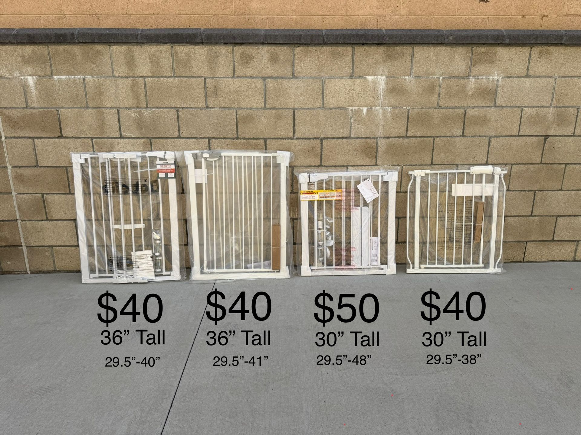 NEW Baby/Pet Gate, Auto Close Dog Gate for, Stairs & Doorway, Easy Walk Through Pet Gate **SEE PIC FOR PRICING**