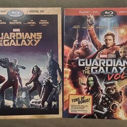 Marvel Studios, Guardians Of The Galaxy Volume One And Volume Two Blu-Ray, Blu-Ray 3-D, Dvd