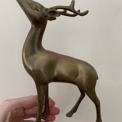 Bronze Deer Figurine Statue - Decoration - Home Decor