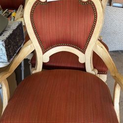 6 Wood Dining chairs 