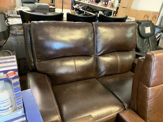 Leather loveseat $559