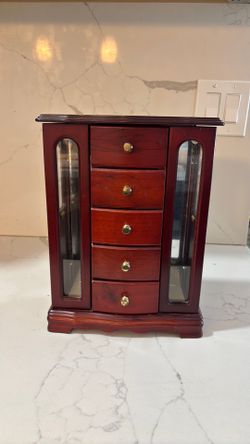 Wooden Jewelry Storage Case