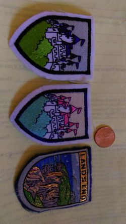Set of 3 castle patches