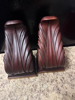 Wood Bookends