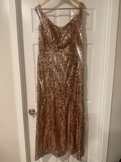 Formal Dress Gorgeous Rose gold size XL 16