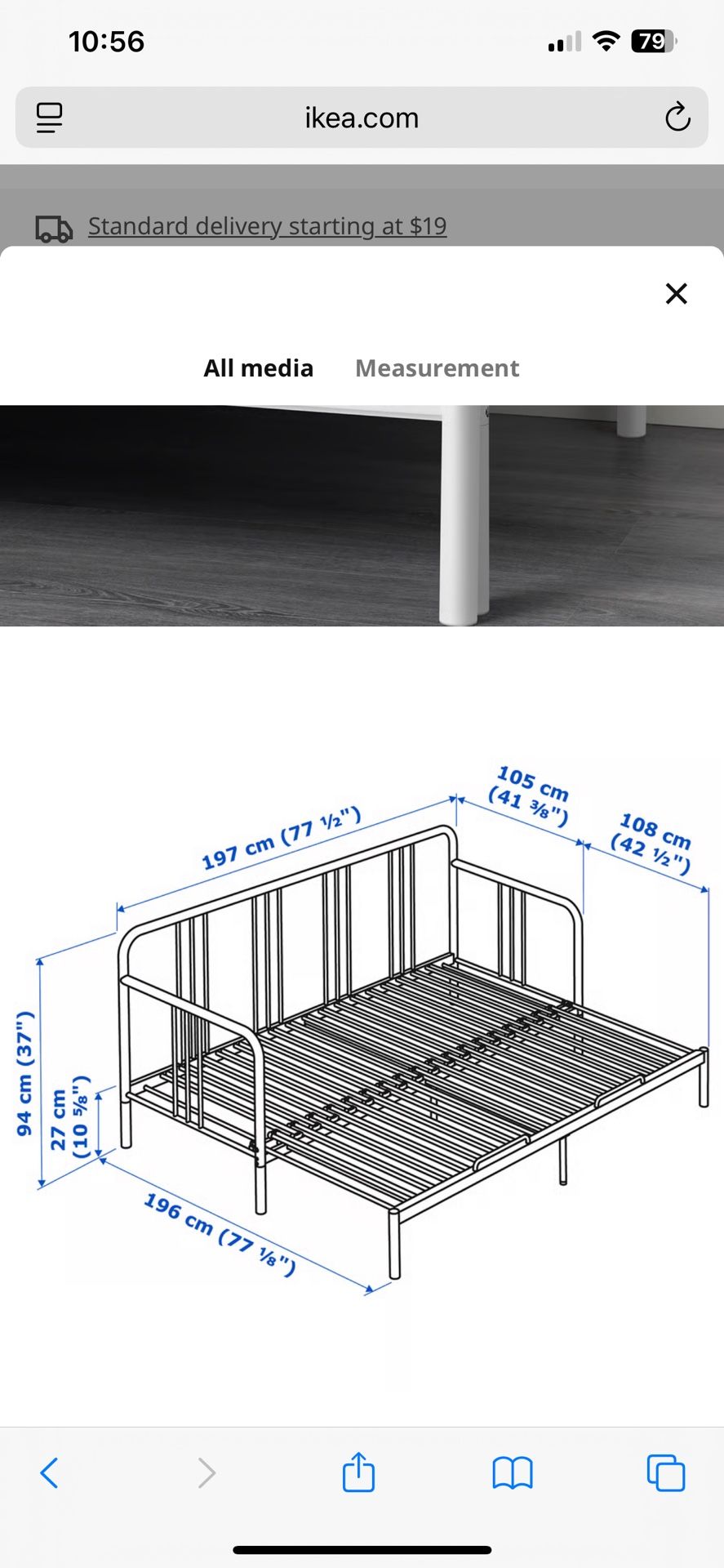 Fyresdal daybed Frame  (IKEA)