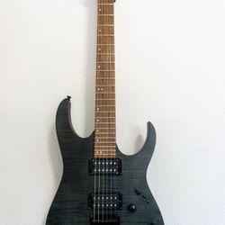 Ibanez RG6003FM – Transparent Gray – 2018 – Mahogany Body – RoadRunner Gig Bag Included
