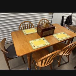 Dining Room Table With High-End Placemats