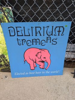 Delirium Tremens Metal Sign