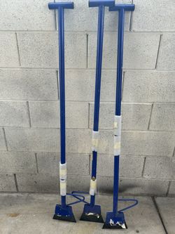 QEP 7 in. Wide Floor Scraper and Stripper with 48 in. Handle and Foot Peg each  