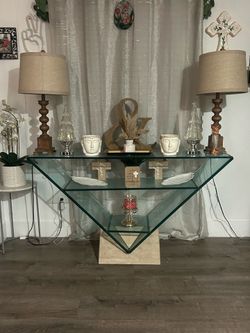 Diamond Glass Table