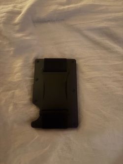 Black Metal Wallet card holder