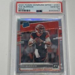 Joe Burrow GEM MT 10 - Optic Silver Rated Rookie