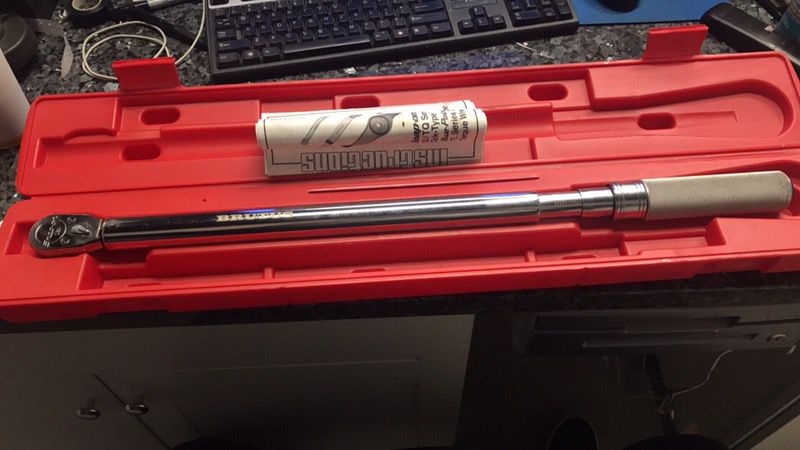 Snap on BRUTUS3R250D adjustable torque wrench 1/2" with Case no trades pick up in Kent