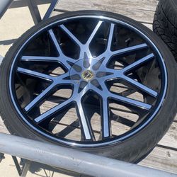 26’ Rims And Tires