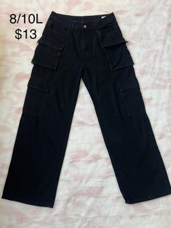 Black cargo pants