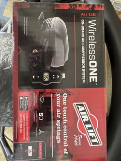 Air Lift WirelessONE Compressor System for Air Helper Springs - Remote - Bluetooth - EZ Mount