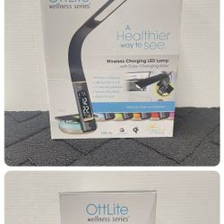 Offline Wellness Charging LED Lamp w/changing Color Base