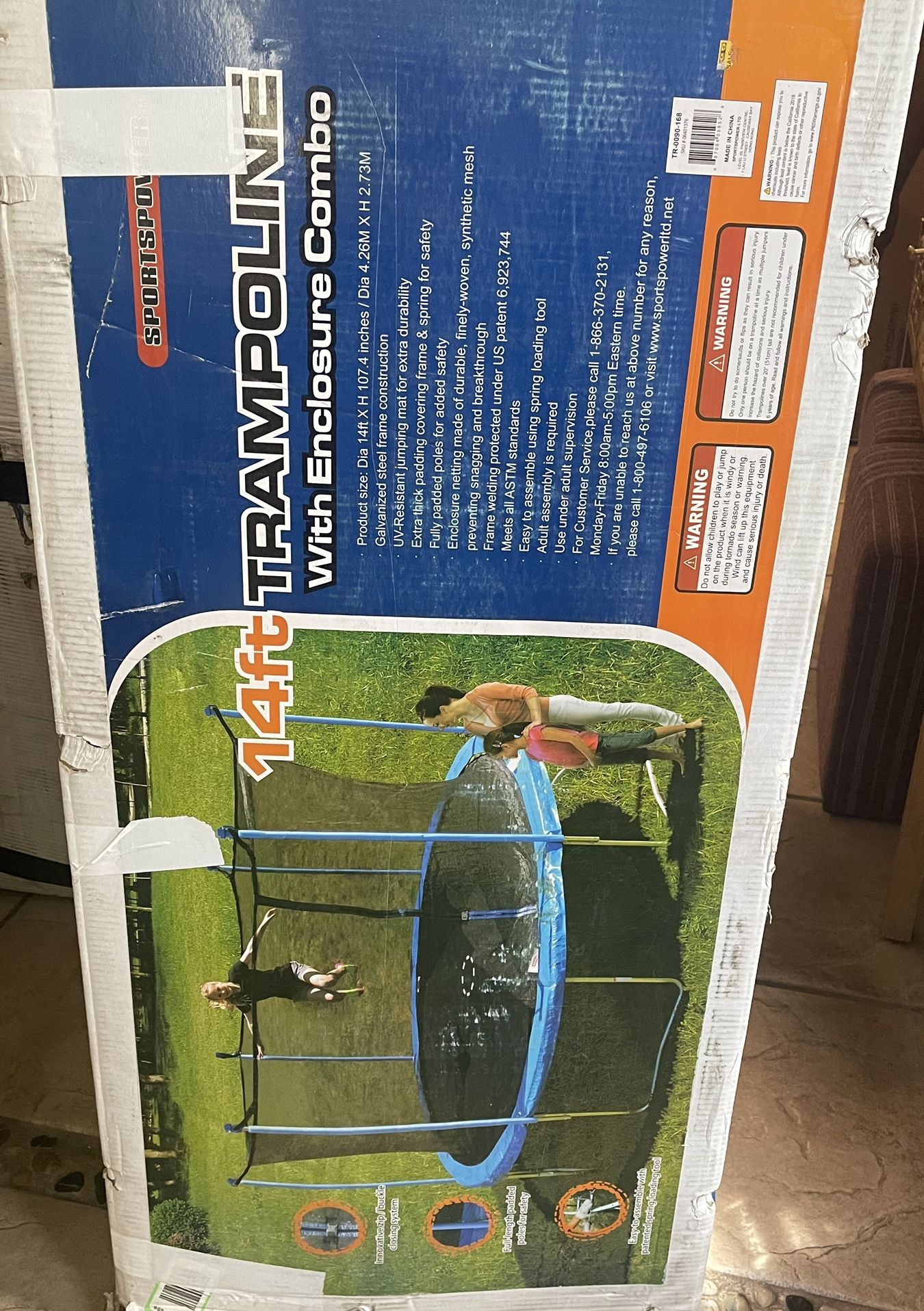 Sportspower 14' Trampoline with Safety Enclosure
