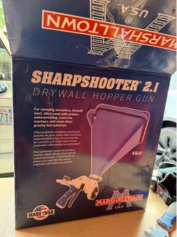 Marshalltown drywall hopper gun Sharpshooter 2.1