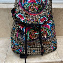 Beautiful Sewn Travelers Backpack