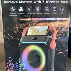 Wireless Mic Karaoke Machine 