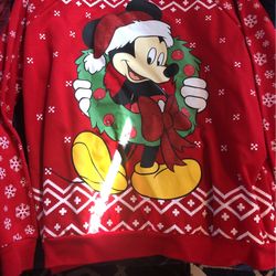 Mickey Mouse Ugly Christmas Sweater Light Up 