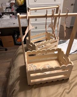 New wooden baskets