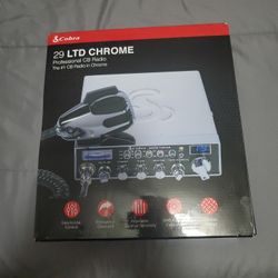 Cobra 29 LTD Professional CB Radio, Chrome & Wilson 305-492 T2000 Series Black Mobile CB Trucker