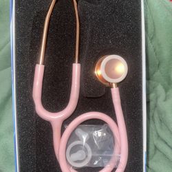 Pink And Rose Gold Stethoscope
