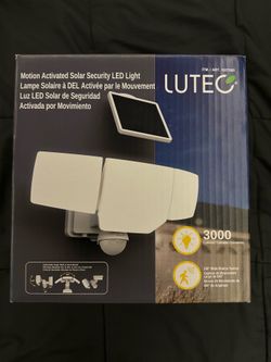 Lutec Motion Activated Solar Security LED Light